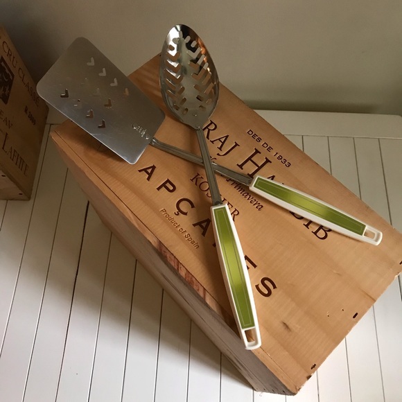 Ekco Kitchen Vintage Ekco Stainless Steel Spatula And Spoon Set